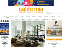 Tablet Screenshot of ca.meetingsmags.com