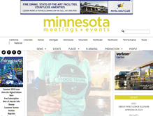 Tablet Screenshot of mn.meetingsmags.com